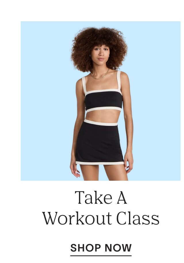 Shop for your workout class