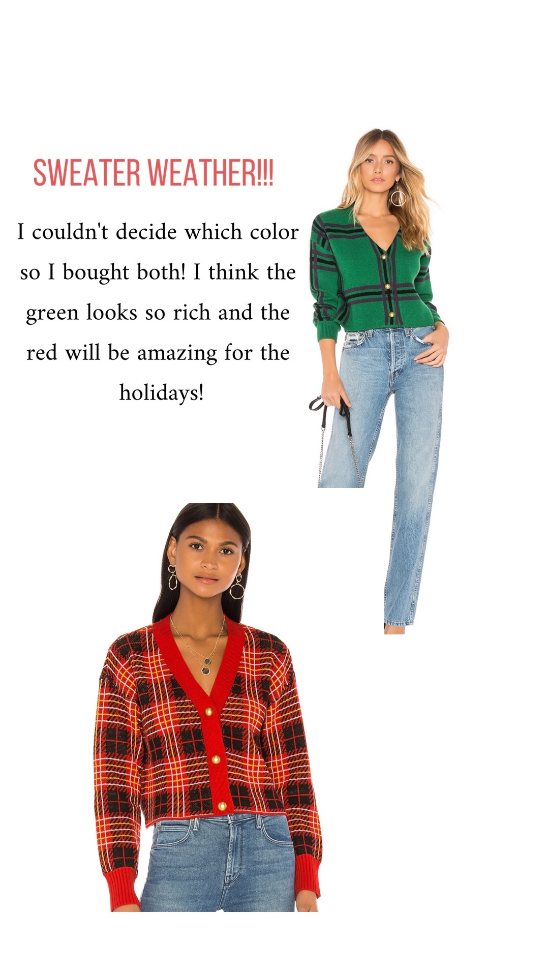 Featuring Tularosa Cardigans 