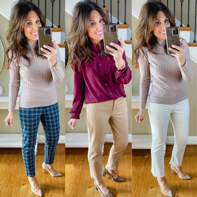 How to Wear a Gray Tunic + Black Leggings 4 Ways - Cyndi Spivey  Outfits  with leggings, Women leggings outfits, Black leggings style
