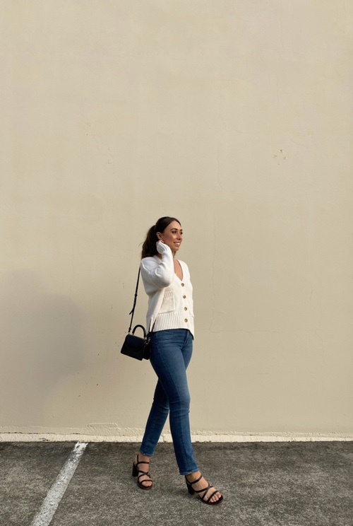 Sweaters and Madewell Cropped Jeans 