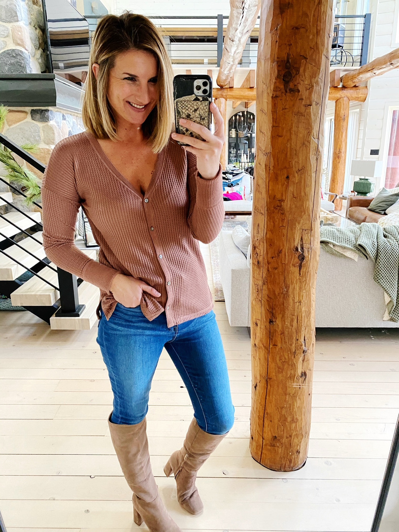 Fashion Look Featuring Old Navy Distressed Jeans and Sam Edelman Boots ...