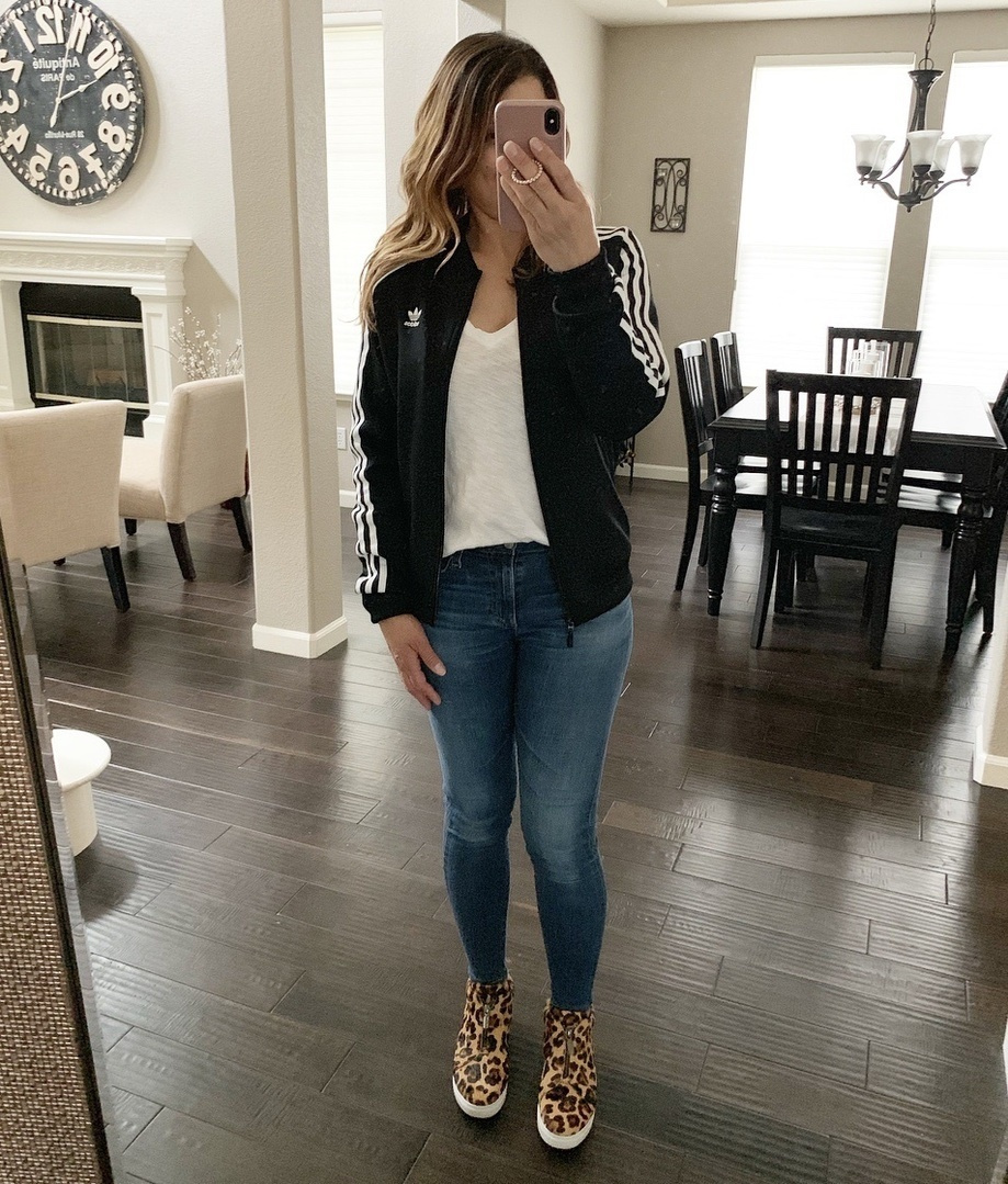 Fashion Look Featuring adidas Activewear Jackets and Blondo Sneakers Athletic Shoes by jenwellstyled ShopStyle