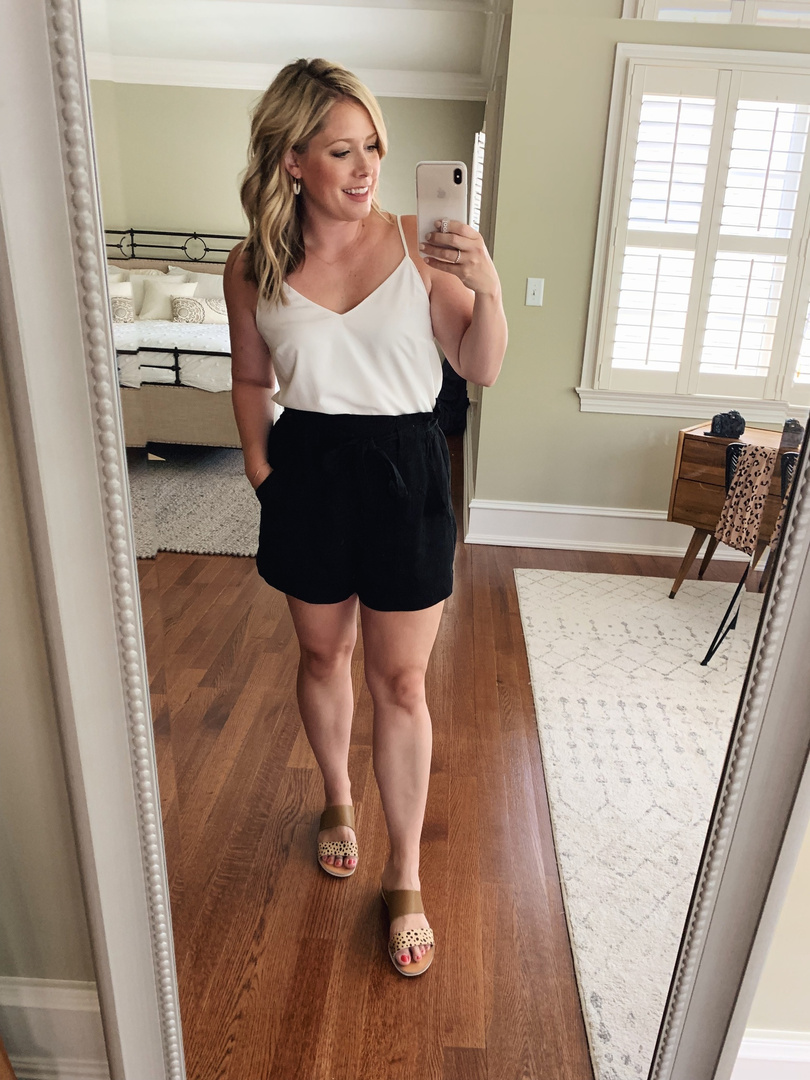 h and m paper bag shorts