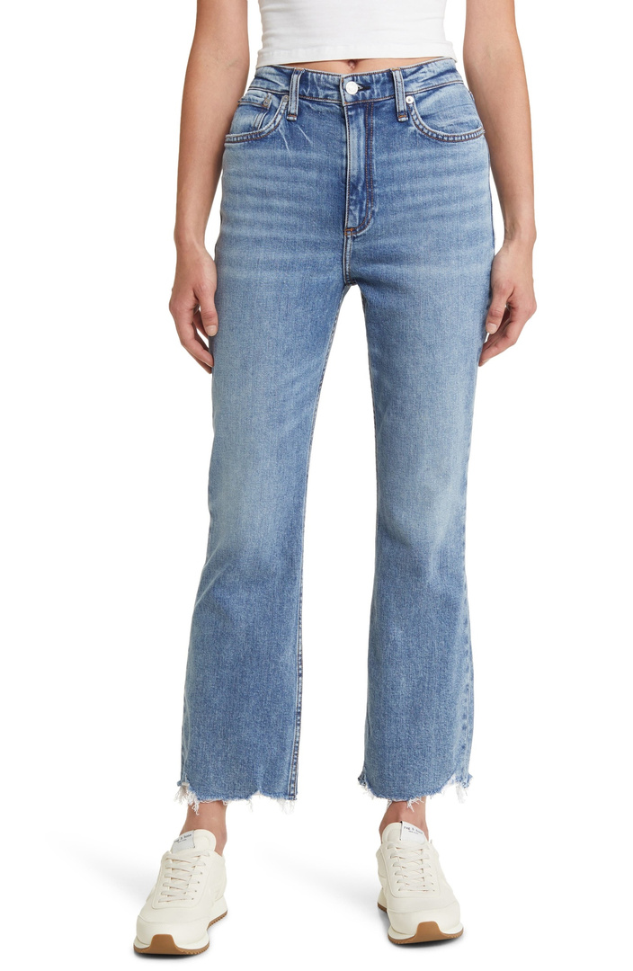 Fashion Look Featuring Rag & Bone Flare Jeans by jana-salamanca - ShopStyle