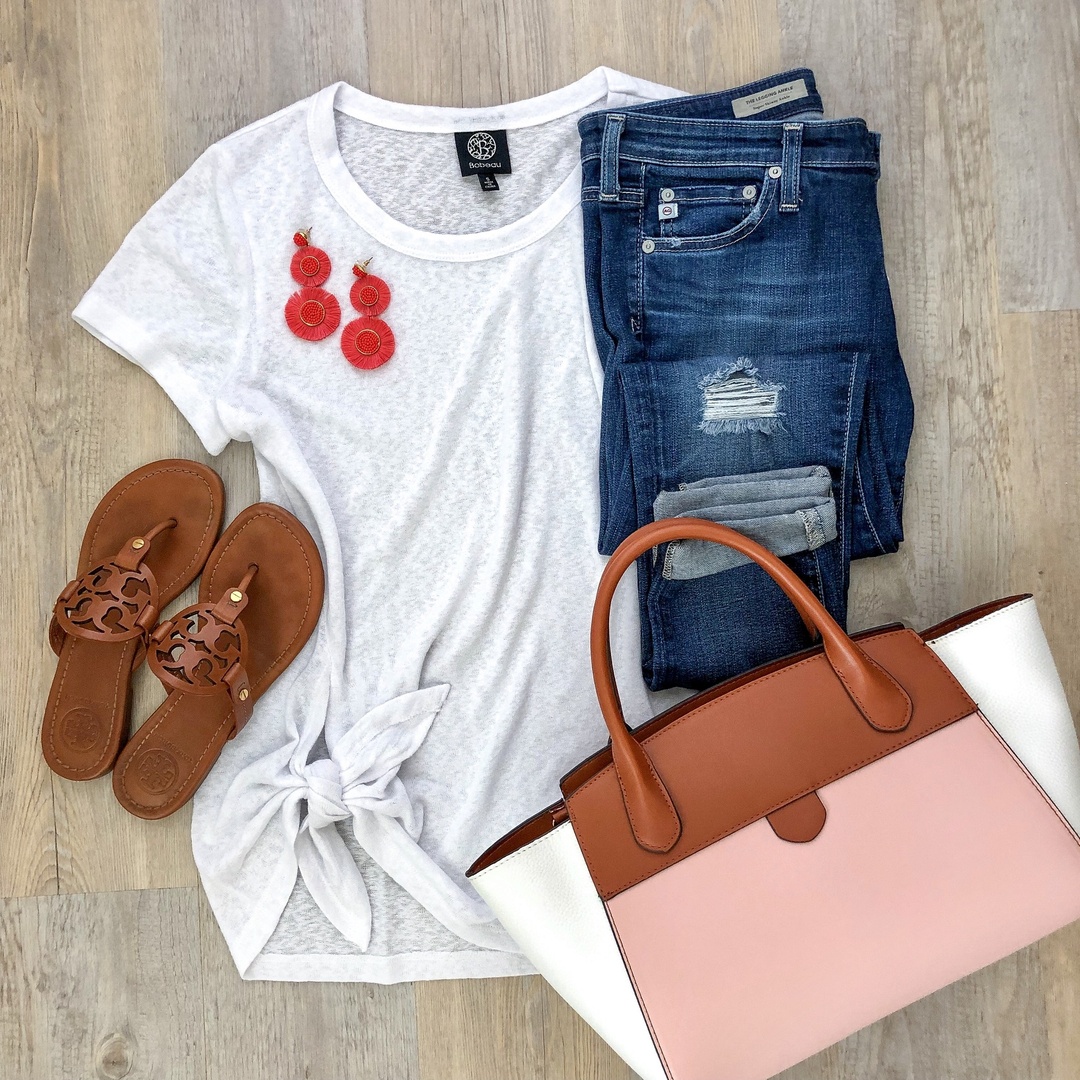 Fashion Look Featuring Bobeau Clothes and Shoes and AG Jeans Clothes ...