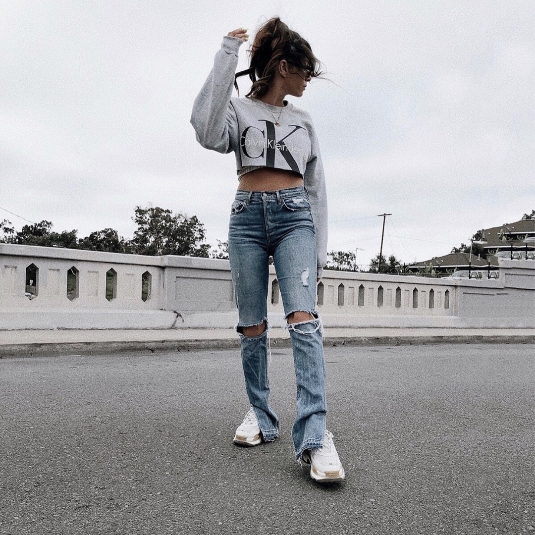 Fashion Look Featuring Calvin Klein Jeans Sweatshirts & Hoodies and ...