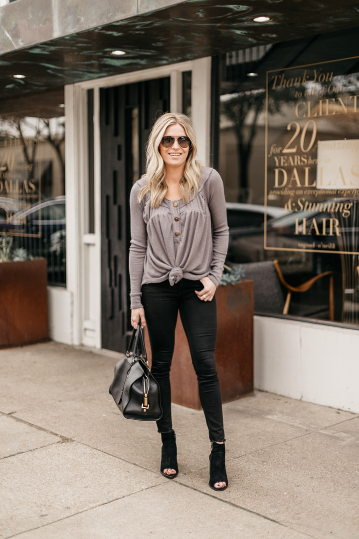 Fashion Look Featuring Free People Tops and Mother Skinny Jeans by ...