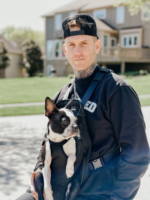 Dog Dad Life! "Cross" Trucker Hat & "Redeemed" Sweatshirt from us at MARKDCollective.com