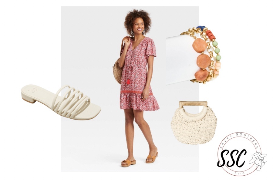 Look by Savvy Southern Chic featuring Women's Jane Dress Sandals - A New Day™