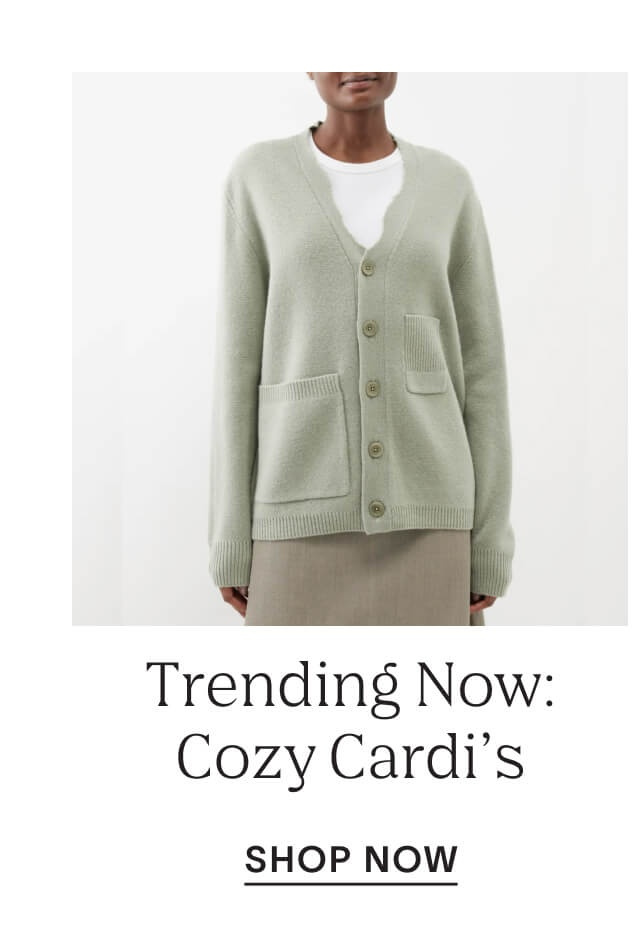 Shop trending now: Cozy Cardi's