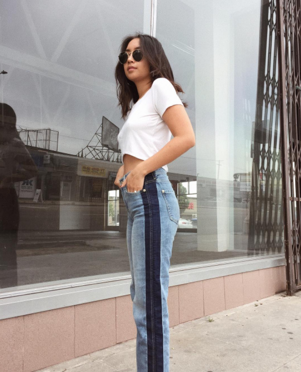 Blue jeans, white shirt 🍼 @7fam #7fampartner #ShopStyleCollective #ssCollective #MyShopStyle #ootd #mylook #springstyle #currentlywearing #lookoftheday #wearitloveit #getthelook #todaysdetails