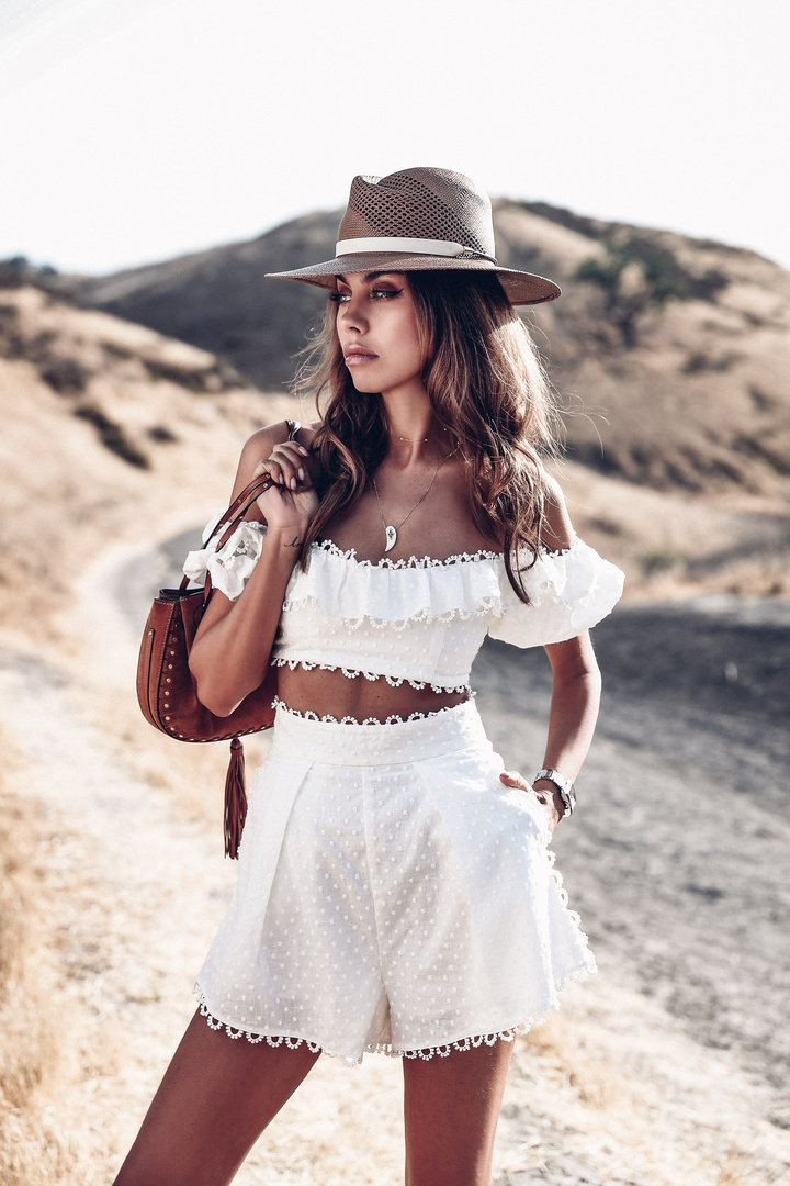 Fashion Look Featuring Zimmermann Short Sleeve Tops and Zimmermann ...