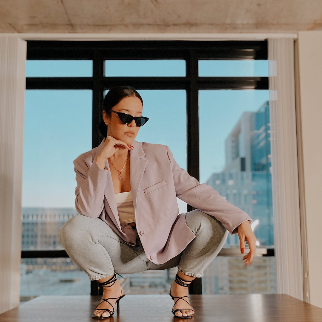 Look by Melissa Mendez featuring Oversized Jacket