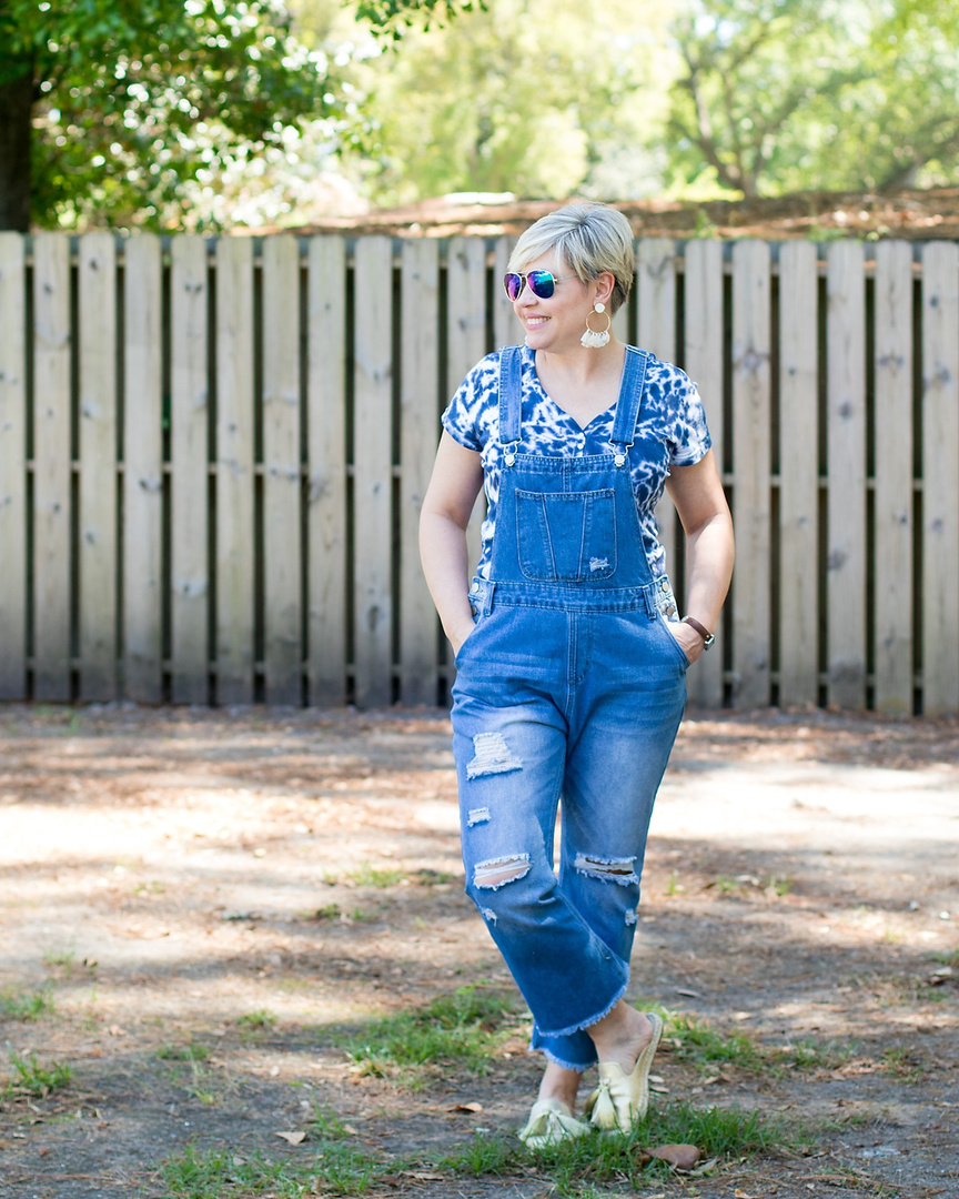 Look by Savvy Southern Chic featuring Vetinee Womens Classic Adjustable Straps Pockets Denim Bib Overalls Jeans Pants