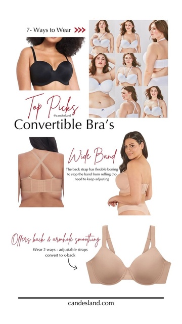 My top picks for convertible bras  #PlusSize
