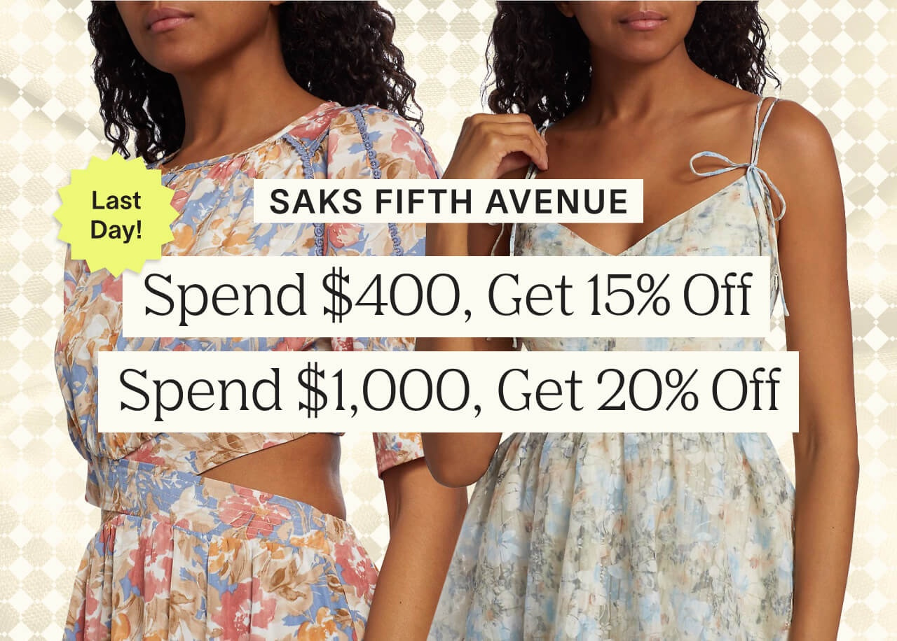 Saks Fifth Ave Header