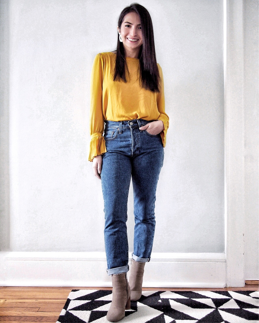 Fashion Look Featuring Levi's Cropped Jeans and LOFT Petite Tops by ...