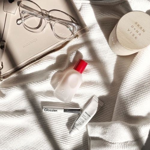 Fashion Look Featuring clear Sunglasses and Cat Eye Sunglasses by