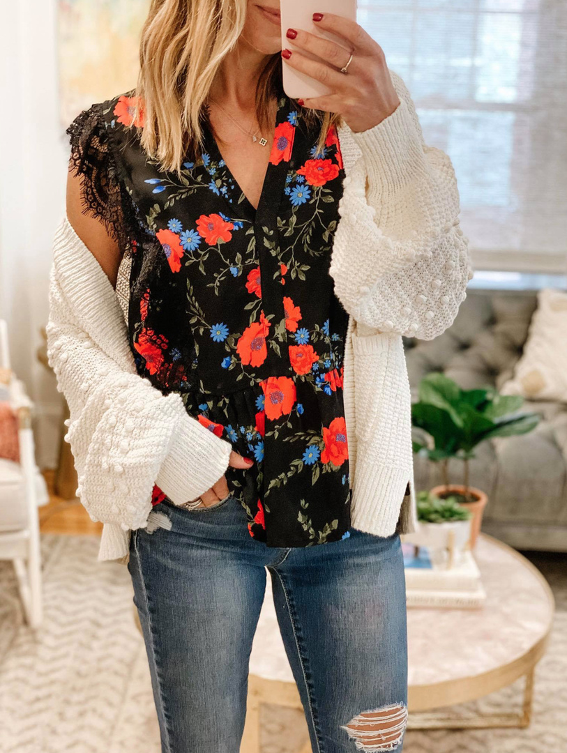 madewell bobble cardigan