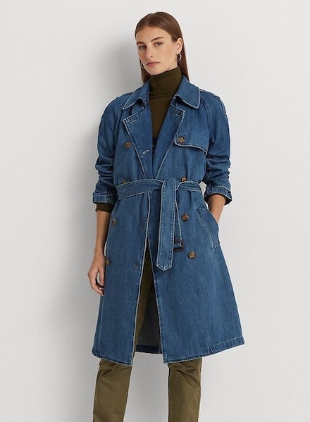 Denim Trench Coat