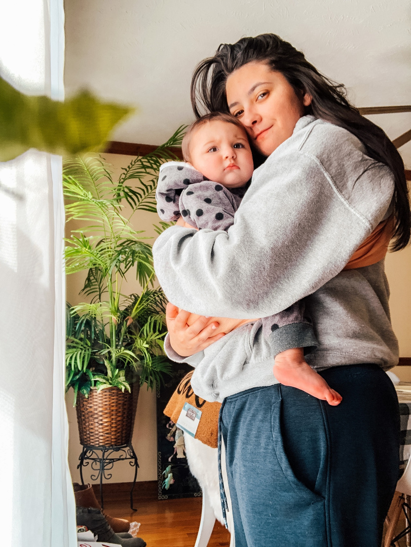 linen baby sling