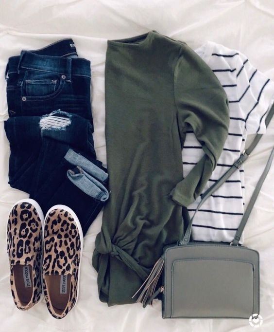 Fashion Look Featuring Paige Distressed Jeans and Le Sport Sac Shoulder ...