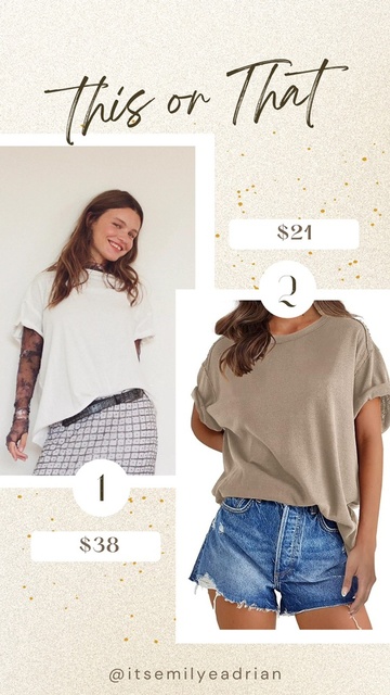 Oversized tee FP dupe! Perfect for the transition into fall!

 #LooksChallenge #ShopStyle #Lifestyle