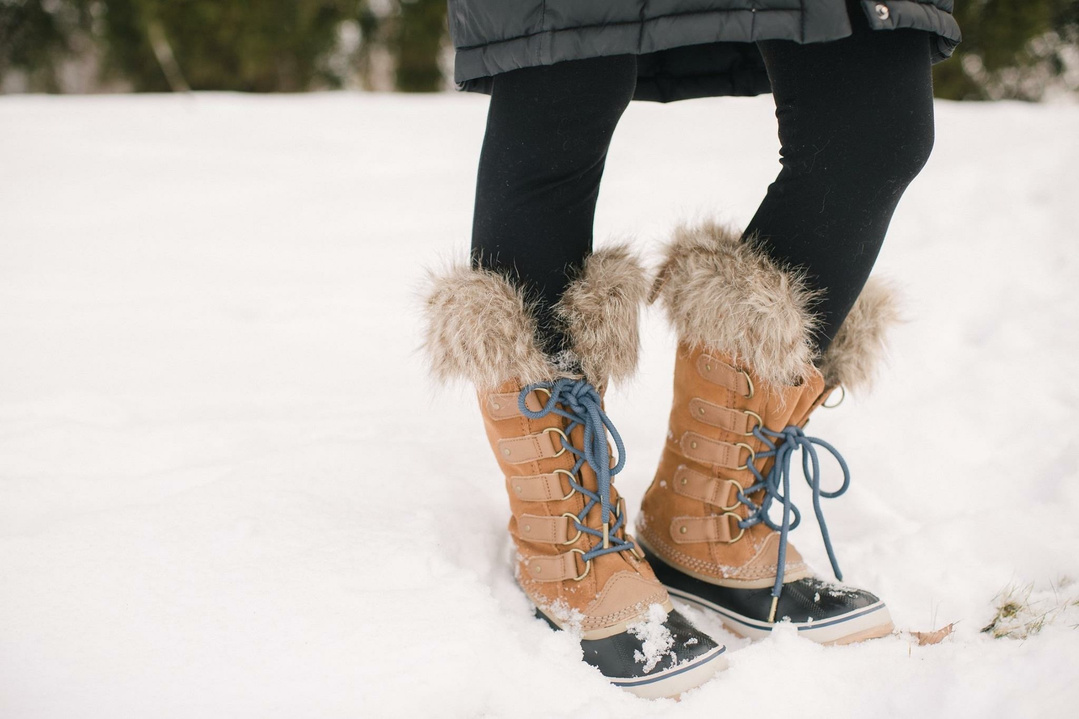 joan of arctic waterproof suede faux fur boots
