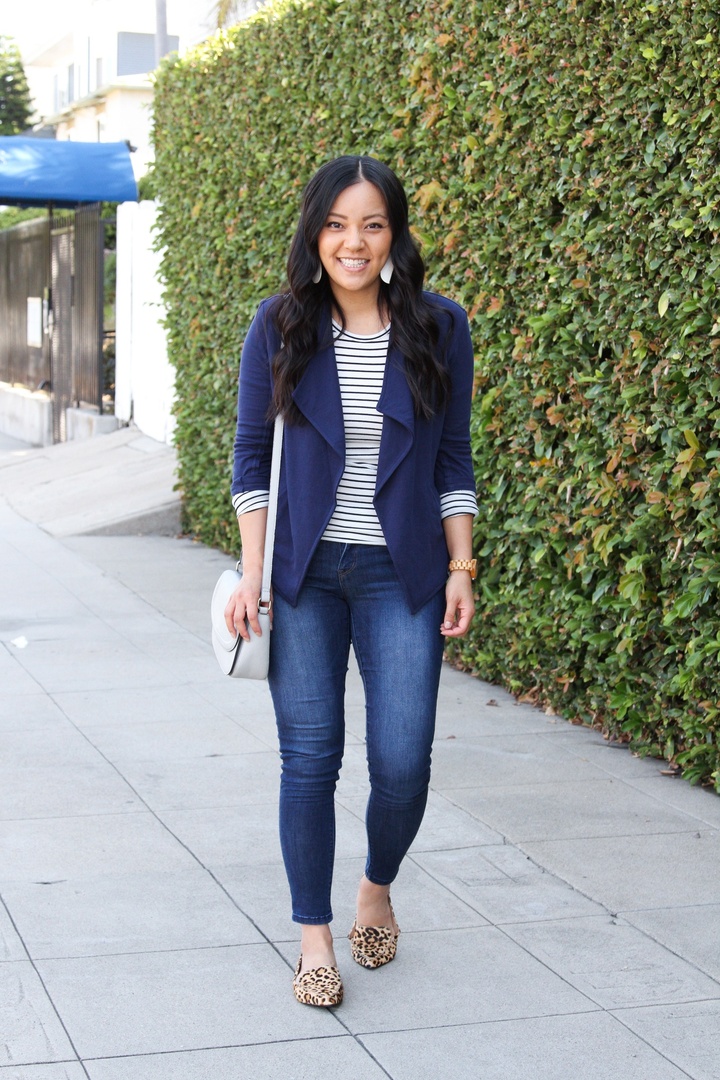 Fashion Look Featuring Caslon Blazers and Wit & Wisdom Stretch Jeans by ...