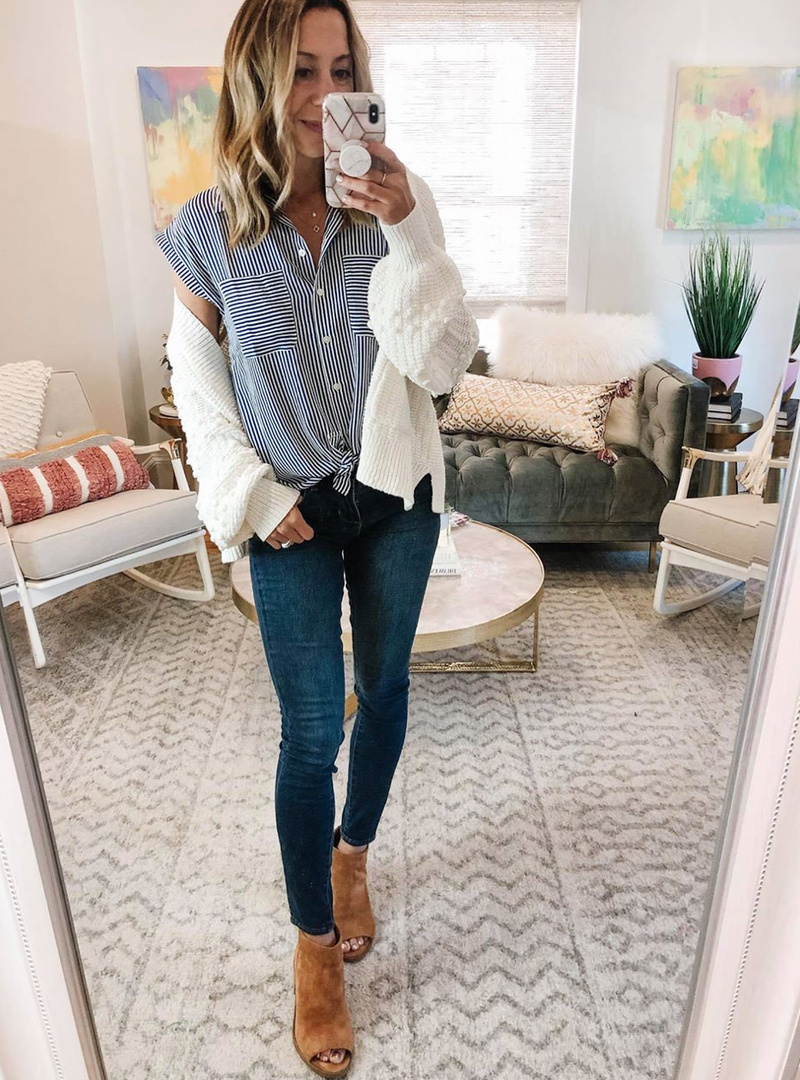 Fashion Look Featuring Sole Society Sandals and AG Jeans Skinny Jeans ...
