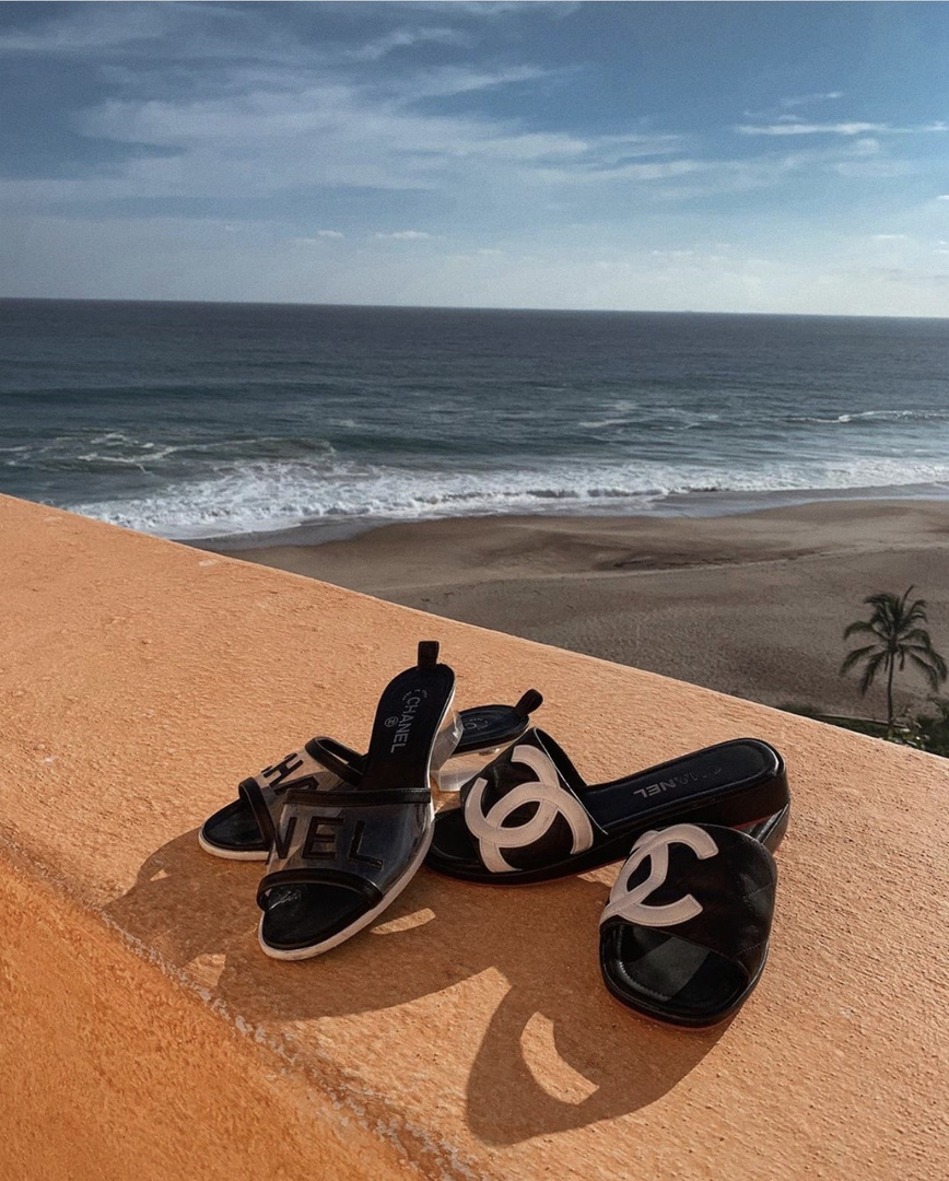 chanel tropiconic sandals