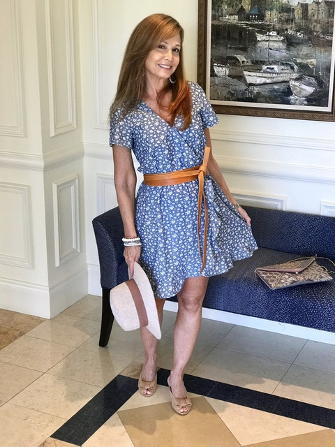 j crew faux wrap dress