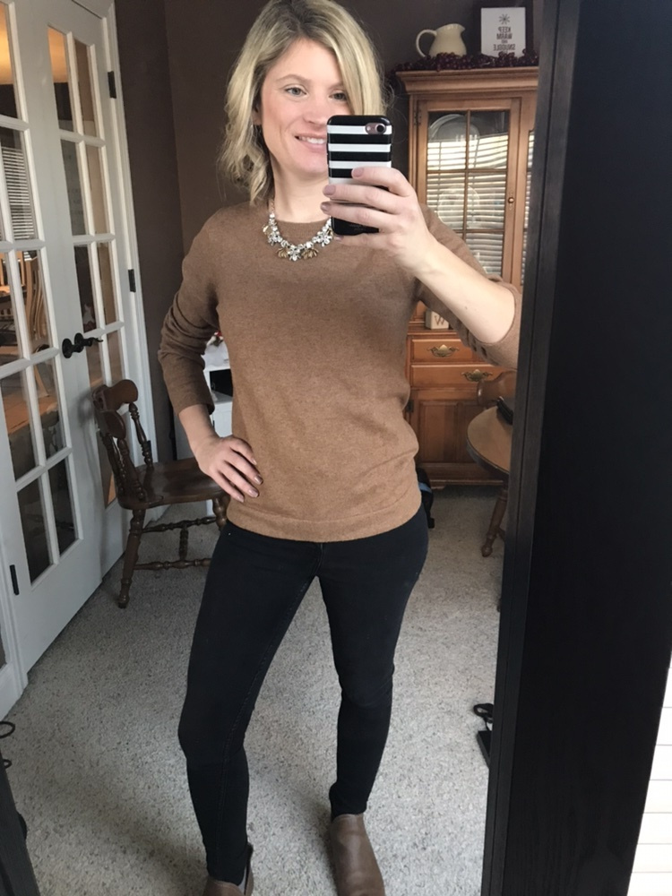 j crew factory teddie sweater