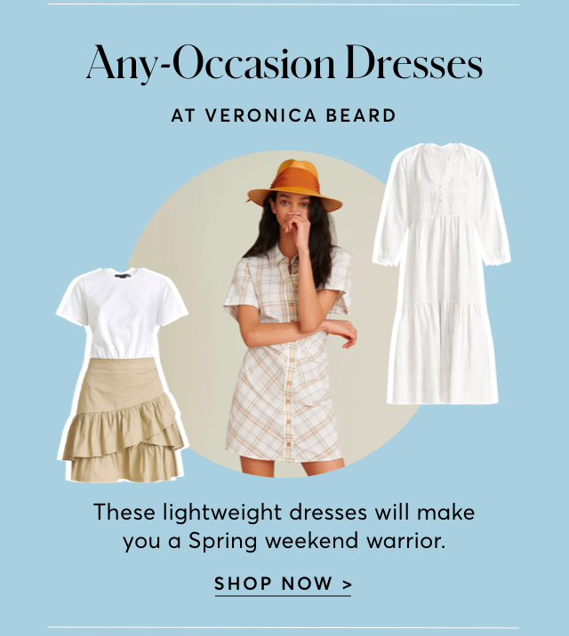 ANY OCCASIOON DRESSES AT VERONICA BEARD