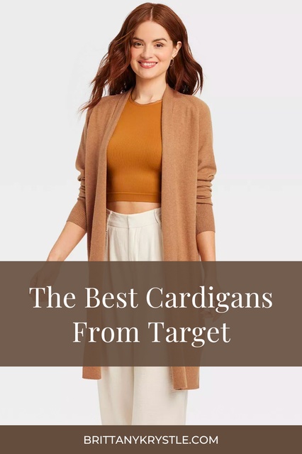 These are the best new cardigans at Target for this fall! #fallfashion #targetfinds #Winter #cardigan