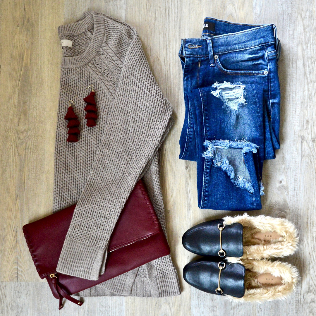 Fashion Look Featuring LOFT Sweaters and Express Skinny Jeans by ...