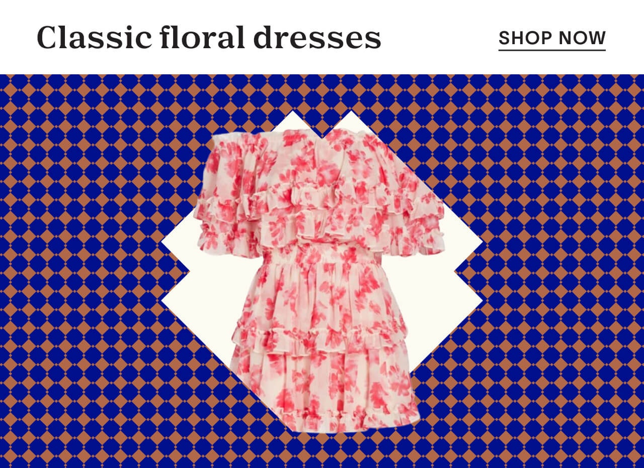 Classic floral dresses