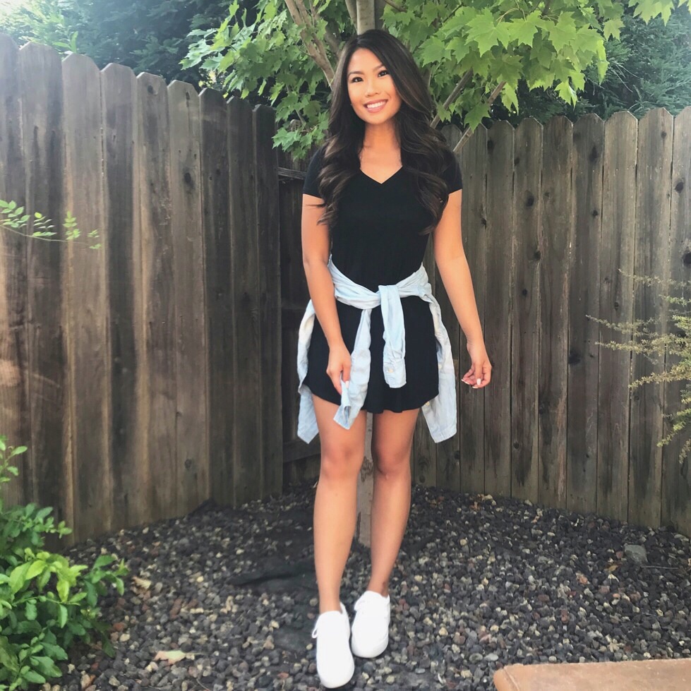 Fashion Look Featuring Old Navy Petite Dresses and Steve Madden ...