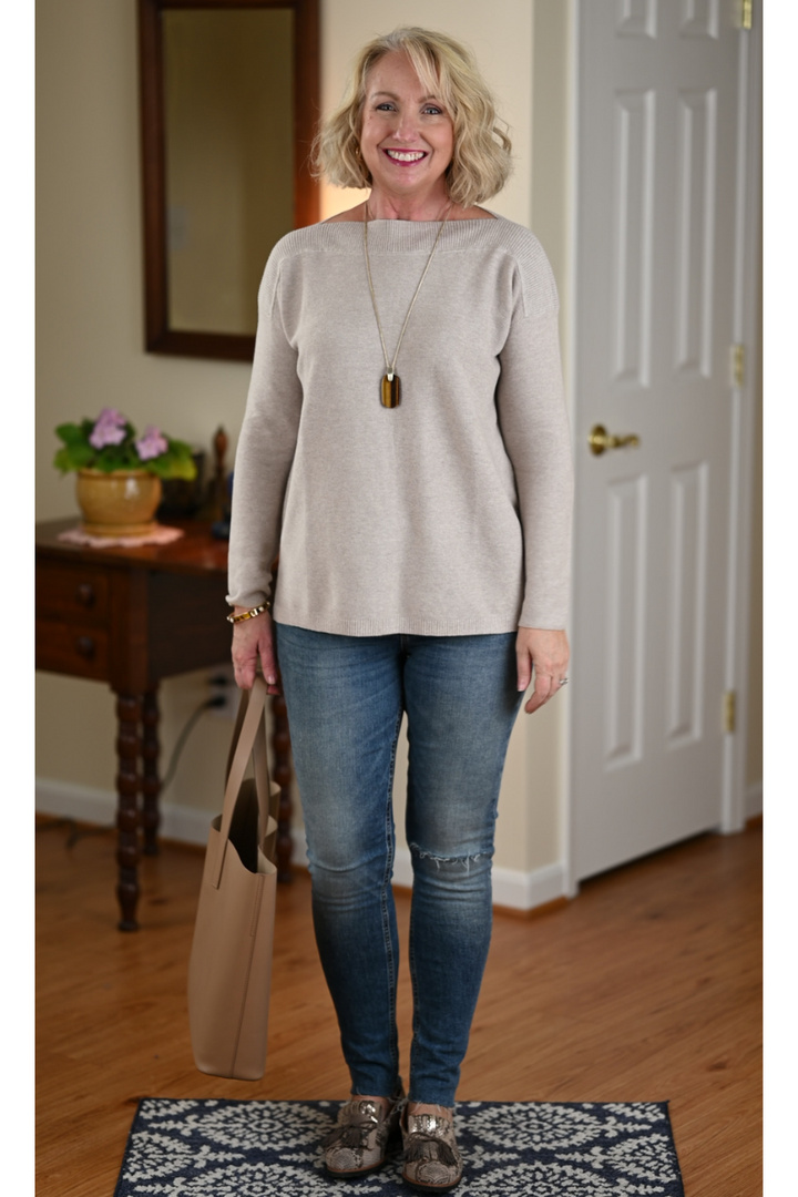 madewell baez pullover sweater