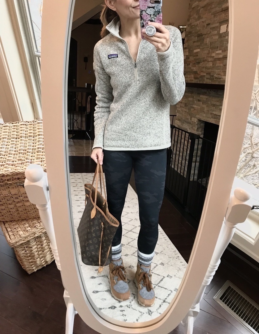 Patagonia sweater outlet outfit