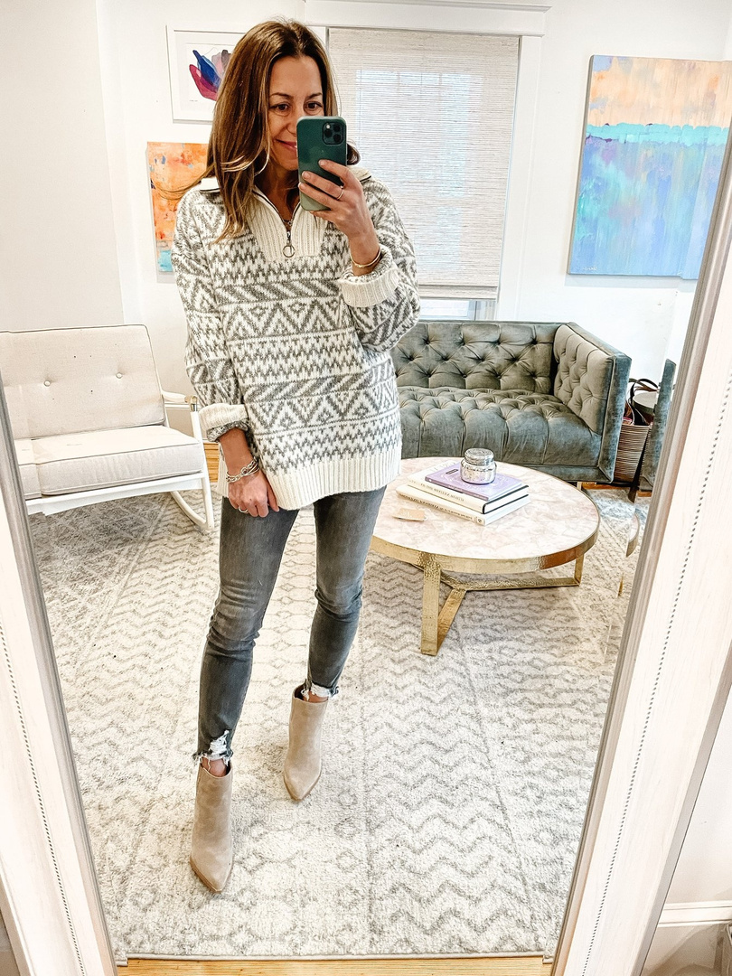 Fashion Look Featuring aerie Teen Girls' Knitwear and Marc Fisher Shoes ...