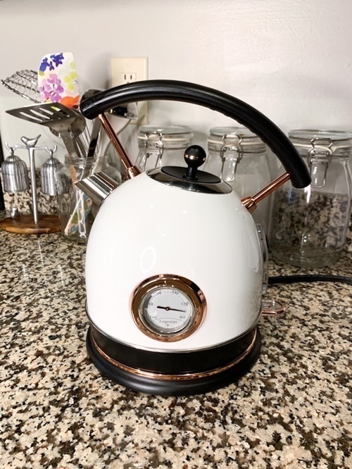 Pukomc Electric Water Kettle with Thermometer 