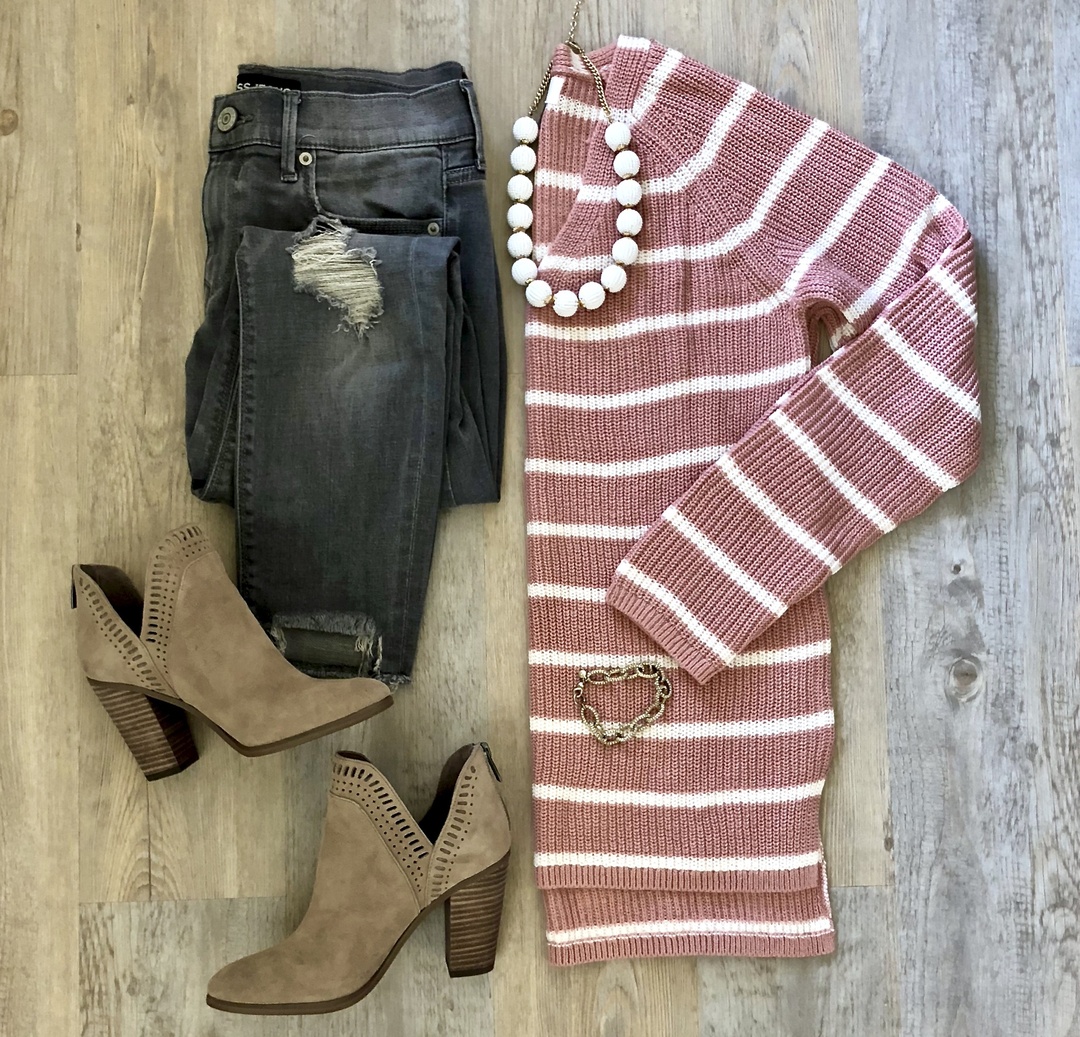 Fashion Look Featuring Old Navy Petite Sweaters and Express Skinny ...