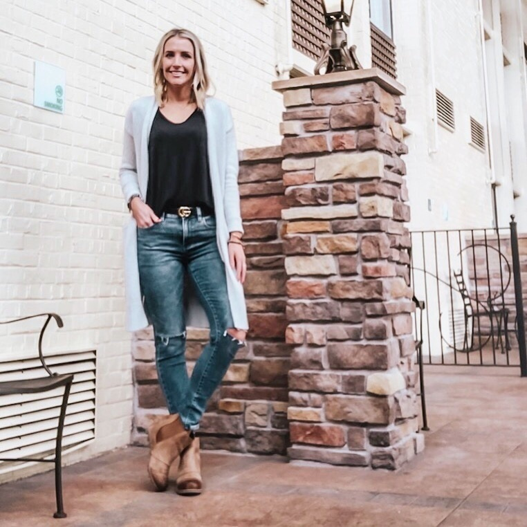Look by Marla Gustafson featuring Plush-Knit Long-Line Open-Front Sweater for Women