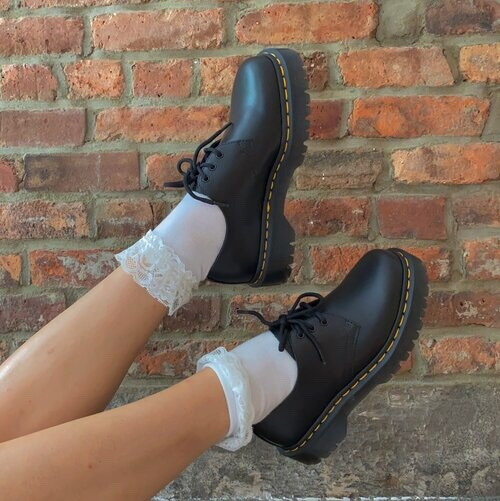 Fashion Look Featuring Martens Flats by dresslikebestdressed