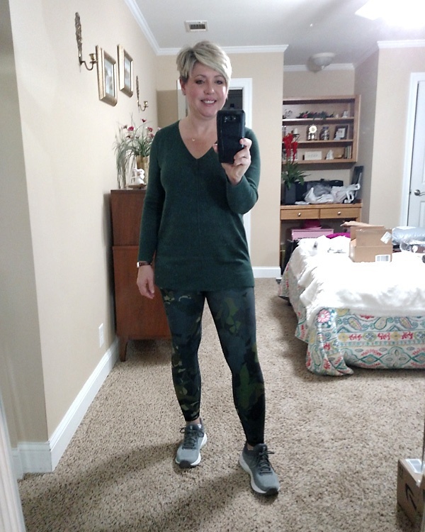Fashion Look Featuring Old Navy Activewear and Old Navy V-Neck Sweaters by  FKDixon - ShopStyle