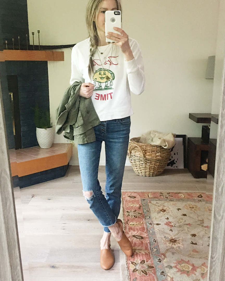 Fashion Look Featuring Forever 21 Sweatshirts & Hoodies and J.Crew ...