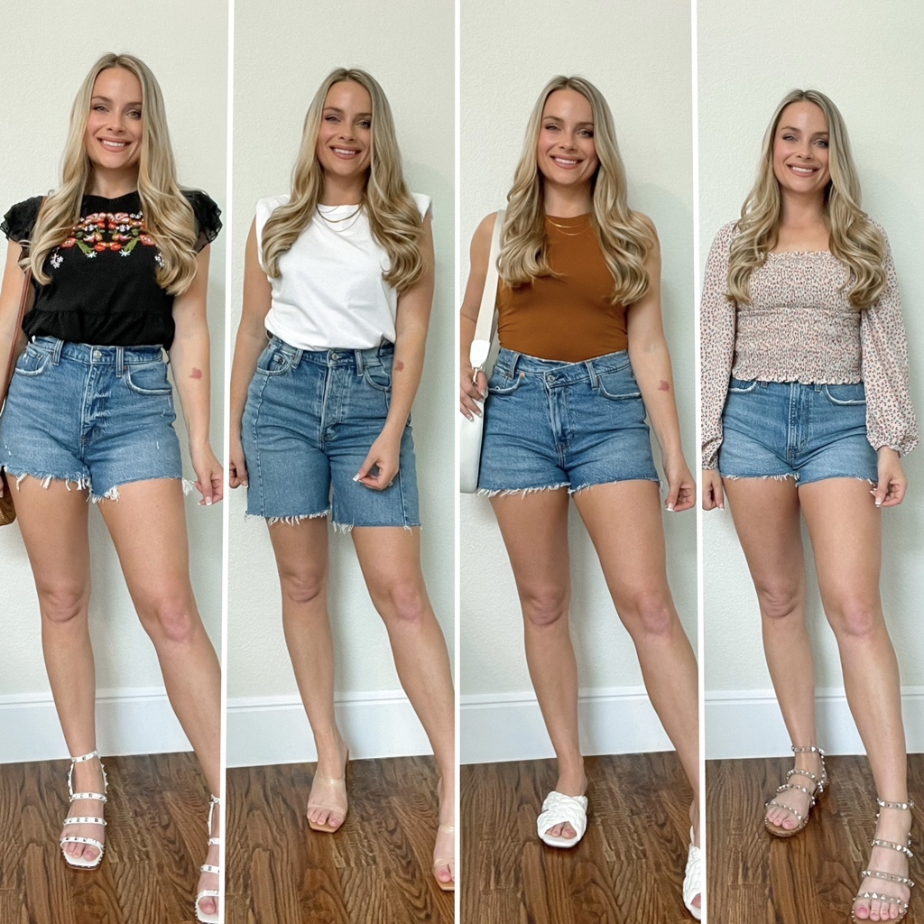 Fashion Look Featuring Abercrombie & Fitch Shorts and Abercrombie & Fitch  Shorts by racheltownsendblog - ShopStyle