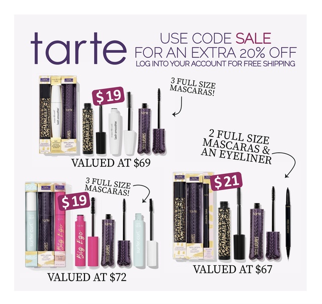 ly $19 after the code! Or pick up the set of 2 full size mascaras + an eyeliner for $21!  All of them are valued over $67!!!!