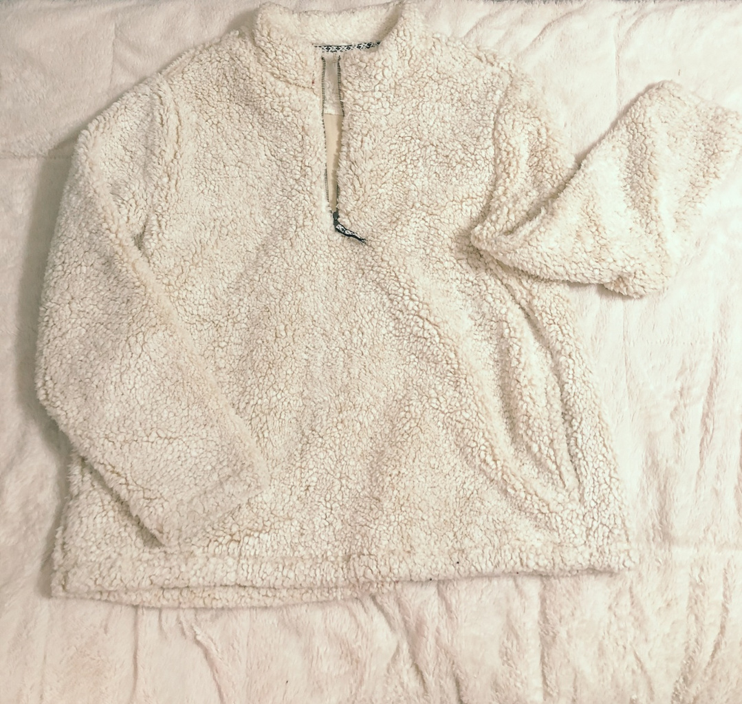 time and tru quarter zip jacket